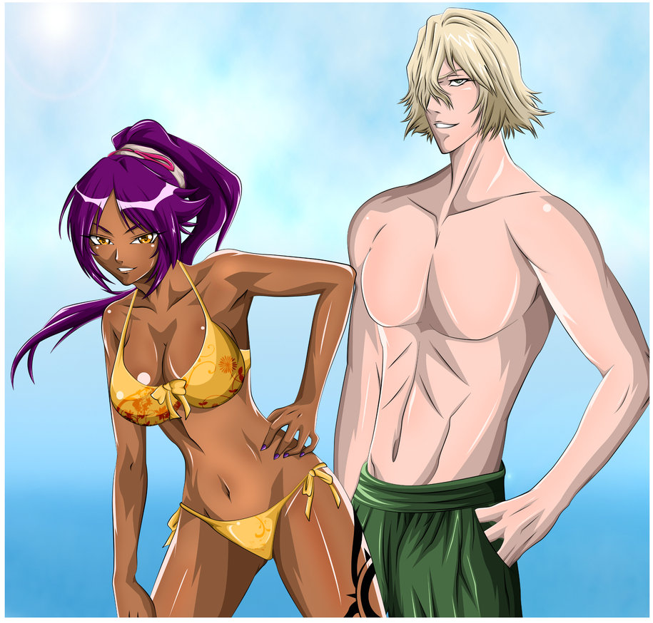 bleach unohana bikini nude blackman kissing white boobs